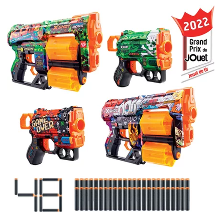 zuru-x-shot-skins-combo-dread-2pk-satamasho-iaraghebi-photo-2