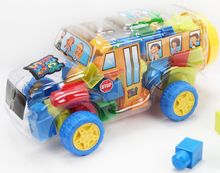 Product image of ასაწყობი სათამაშო/Big Building Blocks - School Bus (Yellow)