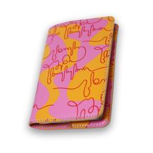 Product image of ჯოვანი მორა საპასპორტე იცხოვრე შენი ცხოვრებით ტყავის შემცვლელი ვარდისფერ-ყვითელი წითელი