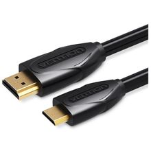 Product image of VENTION VAA-D02-B150 Mini HDMI Cable 1.5M Black კაბელი