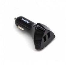 Product image of REMAX RCC208 BL. Aliens 2 USB Voltage-visible Car Charger