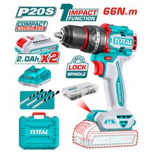 Product image of TOTAL აკუმულატორული ბურღი-სახრახნისი