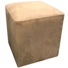 Product image of 34x40 ბეჟი პუფი ალკანტარა
