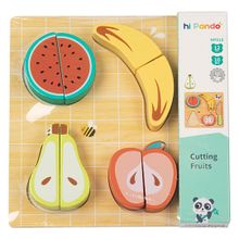 Product image of Hi Pando ხილის დასაჭრელი-ხის როლური სათამაშო ნაკრები