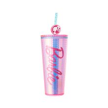 Product image of ჭიქა საწრუპით/Barbie Shining Collection Double Wall Tumbler with Straw (775mL)
