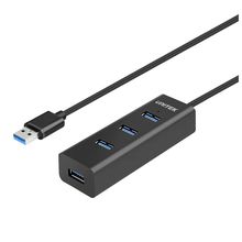 Product image of UNITEK Y-3089 4-in-1 USB3.0 4-Port Black USB ჰაბი