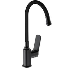 Product image of სამზარეულოს შემრევი სილიკონის ცხვირით FRAP F4462 Black