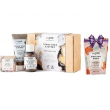 I Love Naturals Hand & Body Trio Tonka Bean & Myrrh სასაჩუქრე ნაკრები + აბაზანის მარილი საჩუქრად
