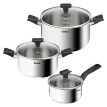 Product image of TEFAL Pot Set ქვაბების ნაკრები 16/20/24სმ ქვაბების ნაკრები