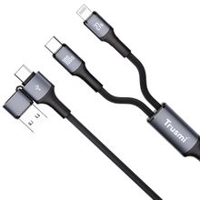 Product image of Trusmi CA39-01 USB-C to USB-C/Lightning მობილურის კაბელი