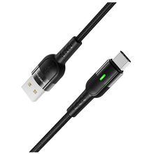 Product image of BOROFONE BU17 Starlight smart power off charging data cable for Type-C Black