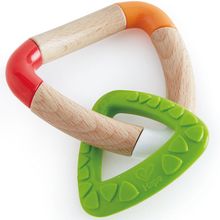 Product image of HAPE Double Triangle Teether ხის სათამაშო