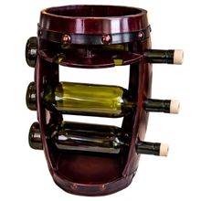 Product image of ღვინის სადგამი კასრის სტილში პრემიუმ დიზაინი 4070-W