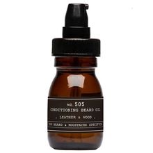 Product image of DEPOT 505  წვერის დამარბილებელი ზეთი -  ტყავი და ხე 30მლ