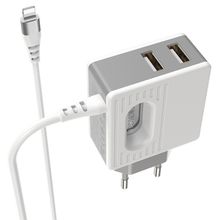 Product image of BOROFONE BA34 Power essence dual port charger(Lightning)(EU) white