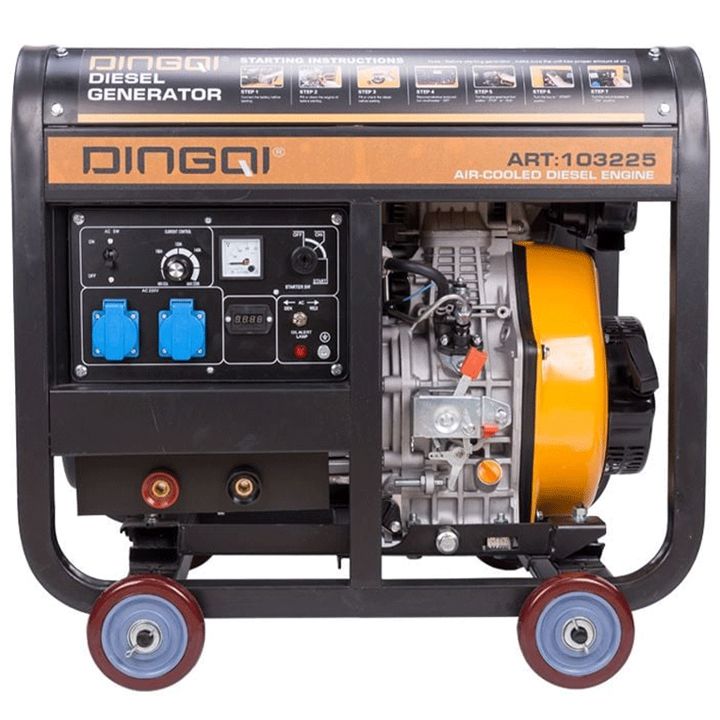 dingqi-103225-10kw-shedughebis-manqanageneratori