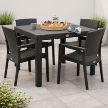 Product image of რატანის მაგიდა 4 სკამით