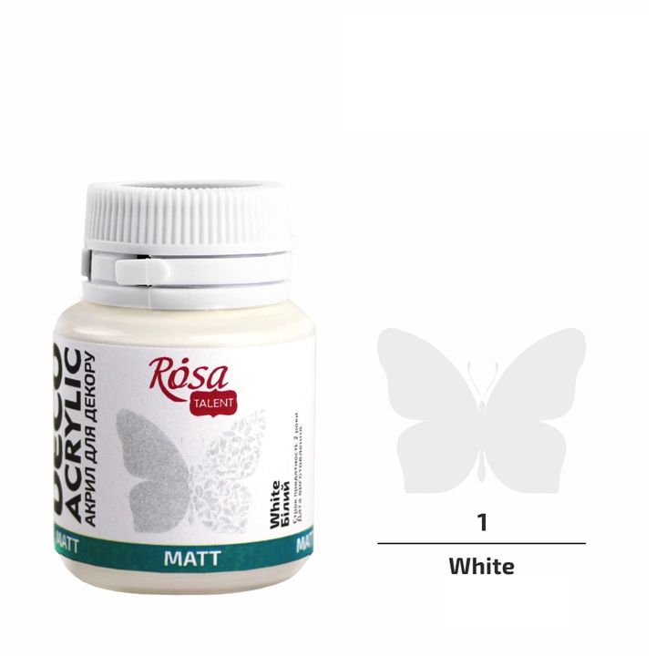 rosa-talent-white-mat-20ml-akrilis-saghebavi-dekoratsiistvis-photo-2