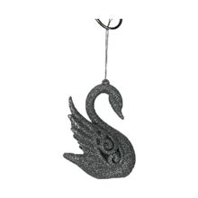 Product image of Christmas Wish Collection Figure Plastic Glitter Swan Pendant ნაძვის ხის სათამაშო