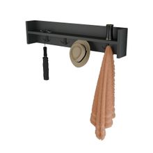 Product image of ნაცრისფერი ტანსაცმლის საკიდი თარო(FD-VDCOATH-007)