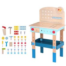 Product image of Tooky Toy სამუშაო მაგიდა – ხის როლური სათამაშო ნაკრები