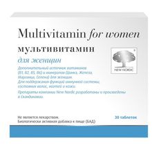 Product image of New Nordic Multivitamin ™ for women 30ც ნიუ ნორდიკი მულტივიტამინი ქალებისთვის