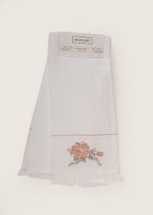 Product image of ERMA EMBROIDERED KITCHEN TOWEL SET OF 2 WHITE 50X70 ჩაის ტილო