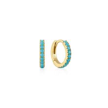 Product image of Earring / E073-03G ოქროსფერი ქალის საყურე 925 სინჯის ვერცხლი