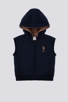 Product image of US POLO ASSN USB1455 V1 ბიჭის ჟილეტი ქუდით