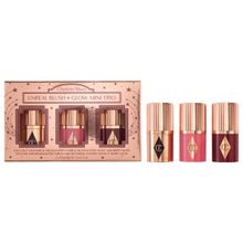 Product image of Charlotte Tilbury Unreal Blush + Glow Mini Trio მაკიაჟის ნაკრები