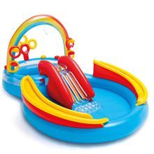 Product image of INTEX RAINBOW RING გასაბერი აუზი სასრიალო კომპლექტით