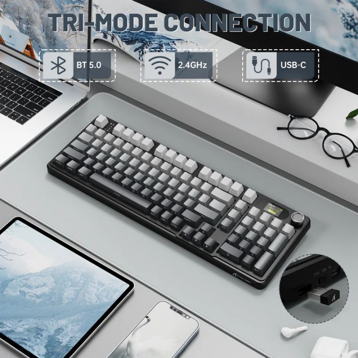 attack-shark-keyboard-mechanical-x98-pro-1khz-gaming-klaviatura-photo-3