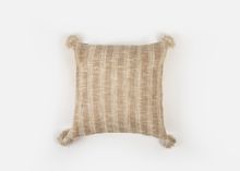 Product image of Manamo  Horizontal  დეკორატიული ბალიშის პირი ჯუთის  ფოჩებიანი 45x45 სმ