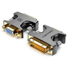 Product image of VENTION ECFB0 DVI Male to VGA Female Adapter Black