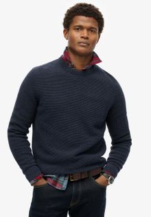 Product image of superdry ჯემპრი Textured crew knit jumper