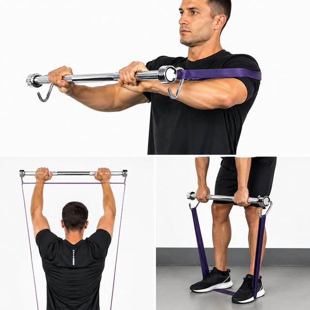 resistance-bar-savarjisho-grifi-fitnes-rezinebistvis-photo-2