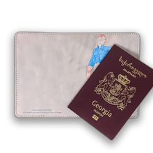 Product image of ჯოვანი მორა საპასპორტე მფრინავი მღებავი ტყავის შემცვლელი ლურჯი