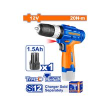 Product image of WADFOW WCDS540 12V ნახშირიანი ელექტრო ხრახნდამჭერი