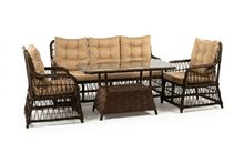 Product image of COMFORT ROOM თურქული 3 ადგილიანი სამეული მაგიდით ყავისფერი