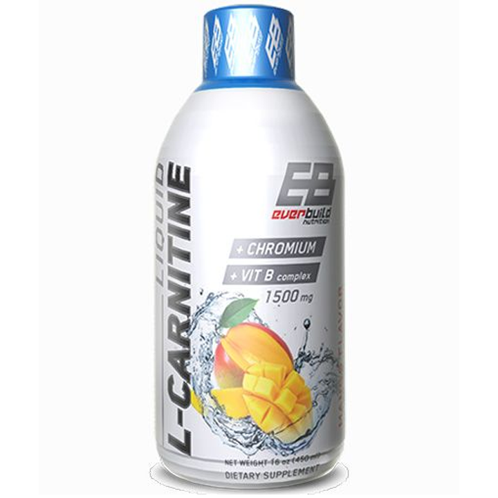 Everbuild Nutrition ცხიმისმწველი Liquid LCarnitine + Chromium 1500 მგ