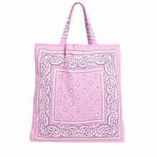 Product image of BANDANA Tote Bag  ჩანთა PINK/PURPLE