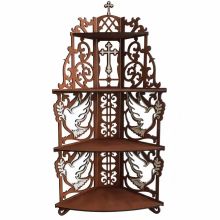 Product image of Craft story დიდი ხატების თარო 4 იარუსიანი 100 სმ მტრედებთან ერთად