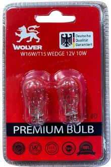 Product image of Wolver - ჰალოგენის ნათურა W16W/T15 WEDGE 12V 10W