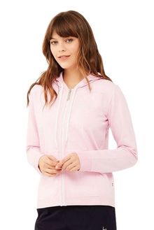 Product image of U.S. Polo Assn. 16599 ქურთუკი ჰუდი ელვა შესაკრავით (ვარდისფერი)
