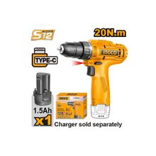 Product image of INGCO CDLI12428 12V ნახშირიანი ელექტრო ხრახნდამჭერი