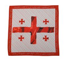 Product image of აბრეშუმის შარფი - დროშა ქართველებისა