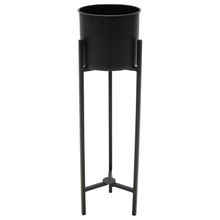 Product image of MEGA COLLECTIONS ETON HIGH LEGS D24H90 შავი ქოთანი სადგამით
