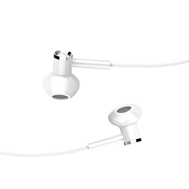hoco-m47-canorous-wire-control-earphones-with-microphone-white-photo-2