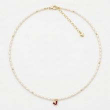 Product image of De Aure  Red Heart - მარგალიტის ყელსაბამი გულით