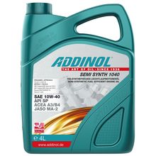 Product image of ADDINOL SEMI SYNTH 1040 4ლ ნახავრადსინთეტიკური ზეთი მსუბუქი მანქანებისთვის